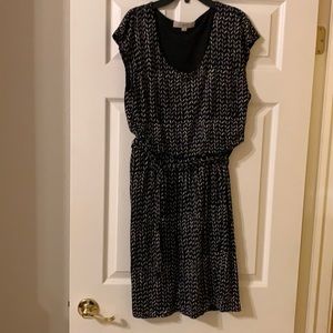 Loft Women’s Black Belted Dress (size S)